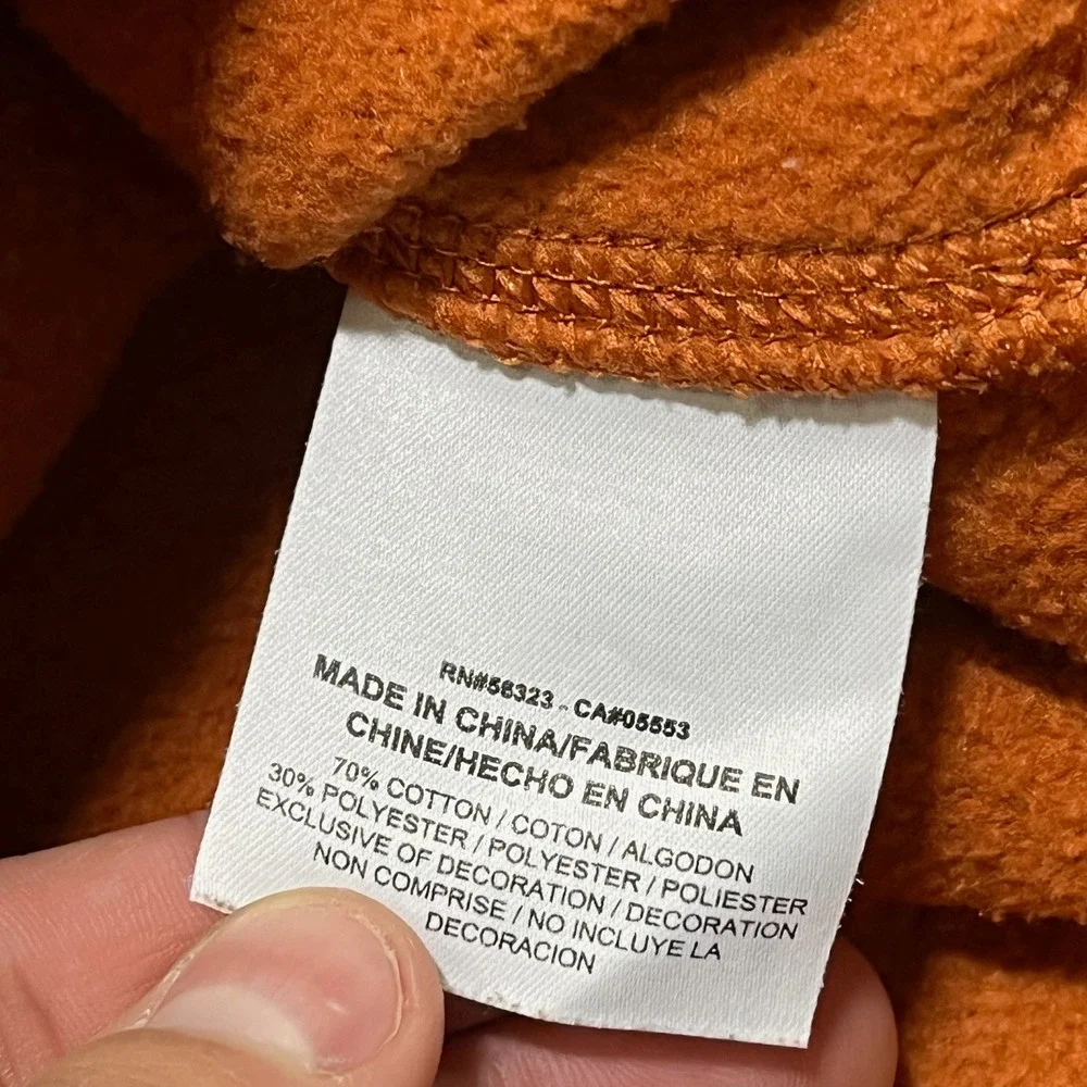 Nike Texas Longhorns Hoodie Sweatshirt Mens Medium Orange College‎ University